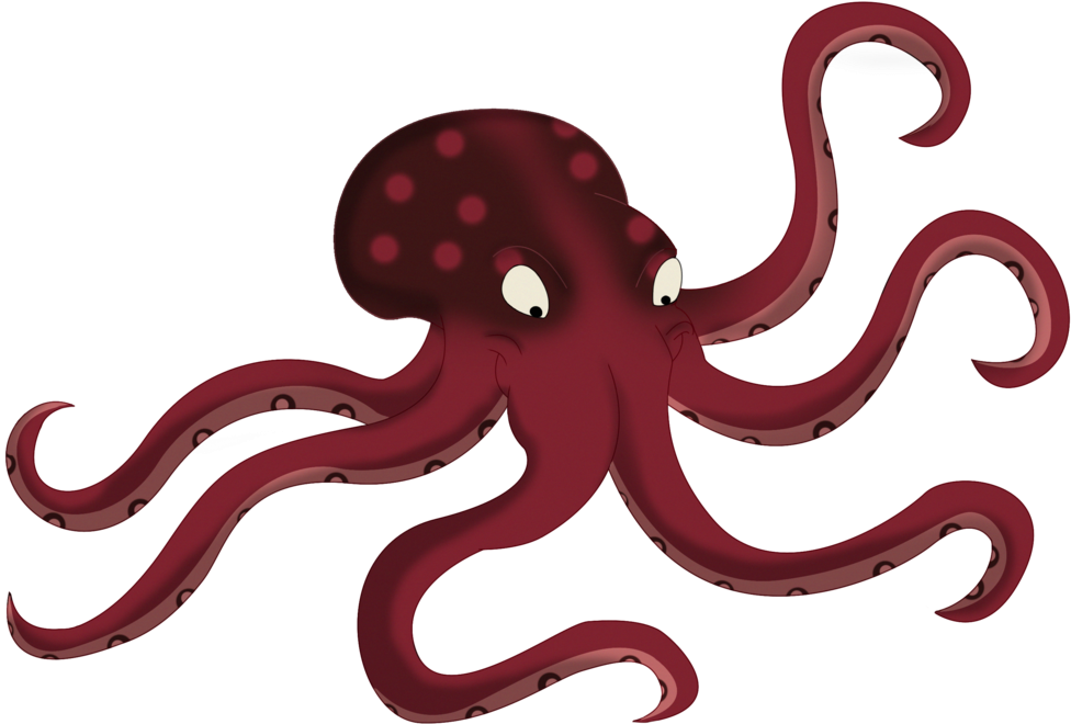 Octopus Disney (1024x728), Png Download