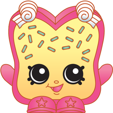 Clip Shopkin At Getdrawings Com Free For Personal - Shopkins Fairy Crumbs Pink (400x400), Png Download