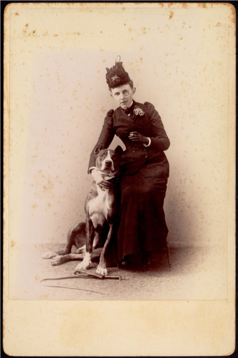 Studio Portrait Of Unidentified Woman In Black Dress - Portrait (2446x1186), Png Download