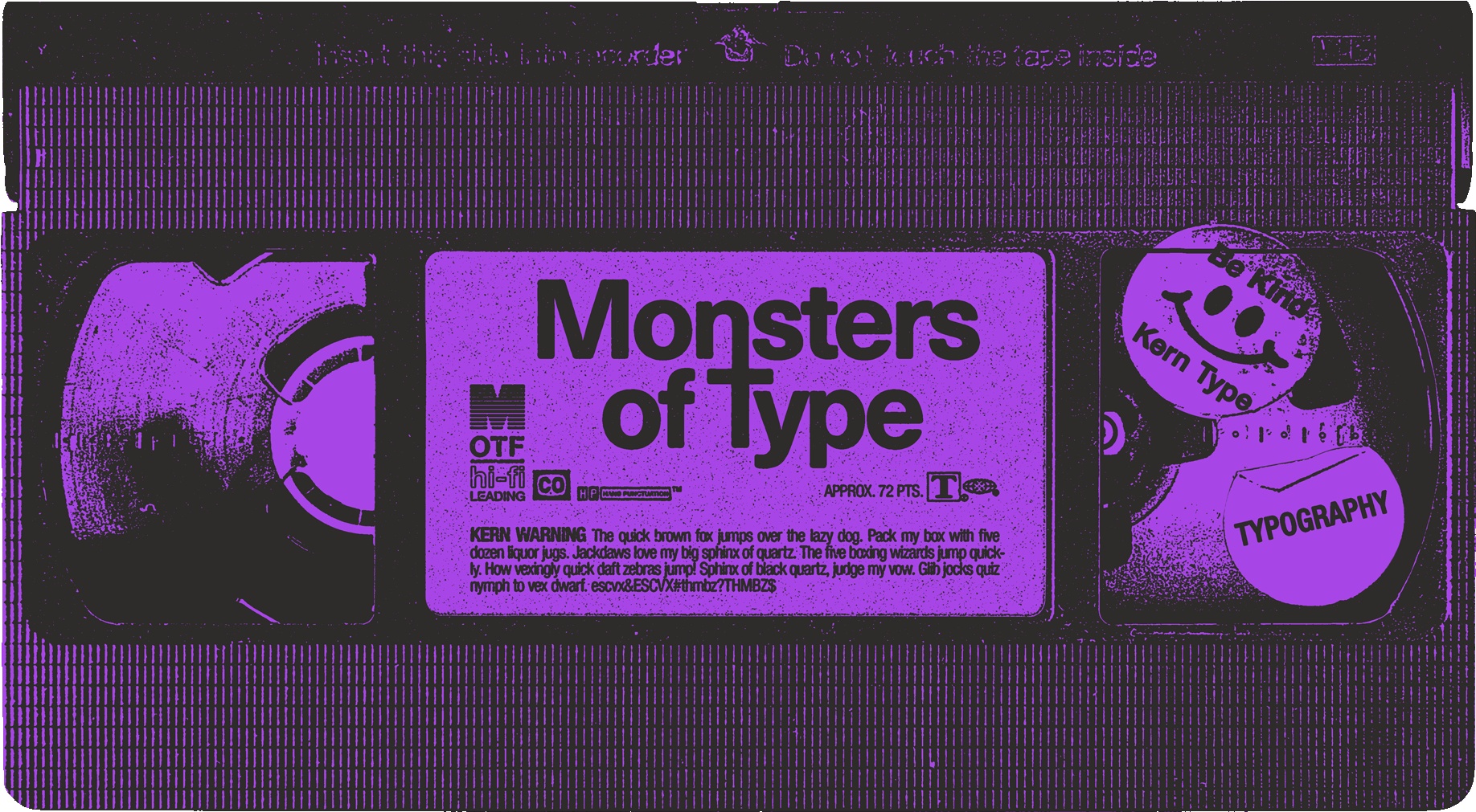 Monsters Of Type Is A Group Of Typographic Aficionados, - Poster (2000x1185), Png Download