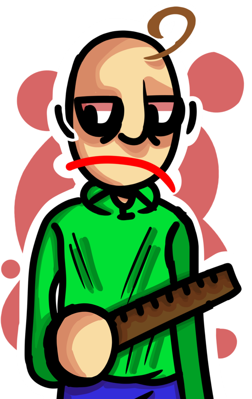 Oh Yes Baldi - Teacher (819x1280), Png Download