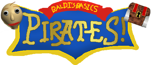 Baldi's Horror House - Baldis Basics Pirates (571x260), Png Download