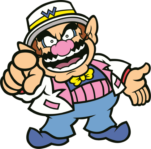 Wario - Wario Ware Diy (488x479), Png Download