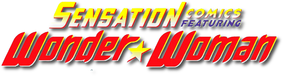 Sensation Comics Featuring Wonder Woman Logo - Graphics (968x284), Png Download