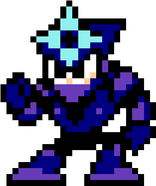 Shadow Man V2 - Shadow Man Megaman 3 (1200x1200), Png Download