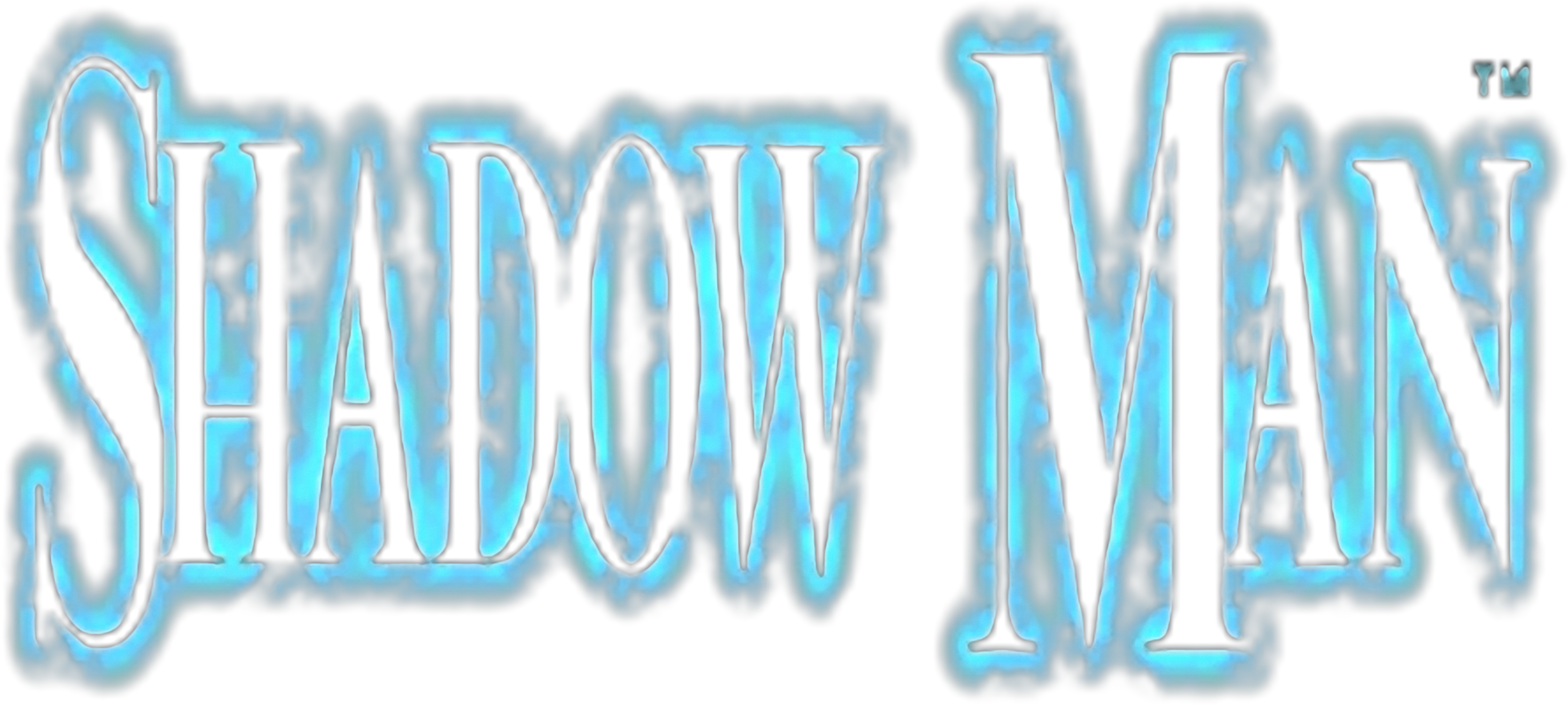 Welcome To The Official Website Of Shadow Man - Electric Blue (3337x1501), Png Download