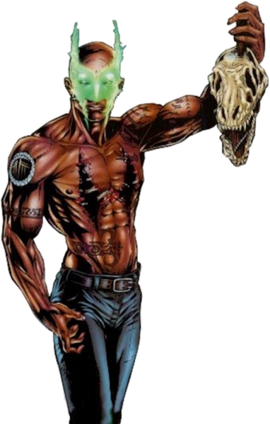 Shadow Man - Michael Leroi Shadowman (382x600), Png Download
