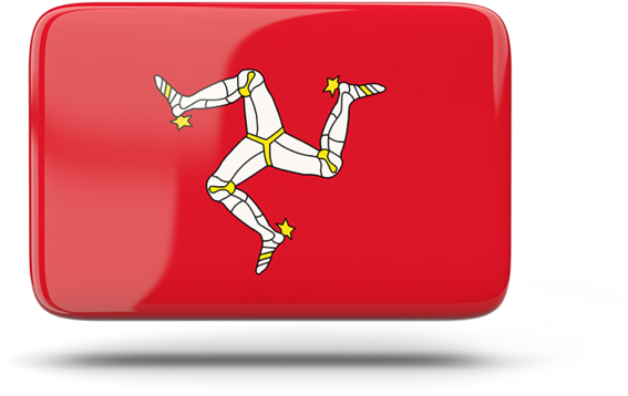 Bandeira Ilha Do Homem (640x480), Png Download