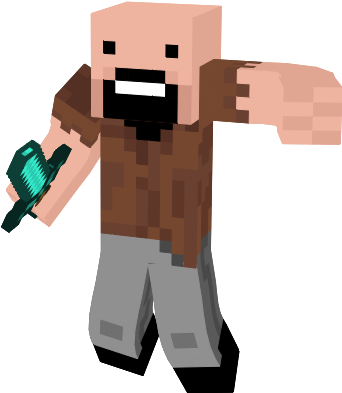 Minecraft Characters (341x401), Png Download