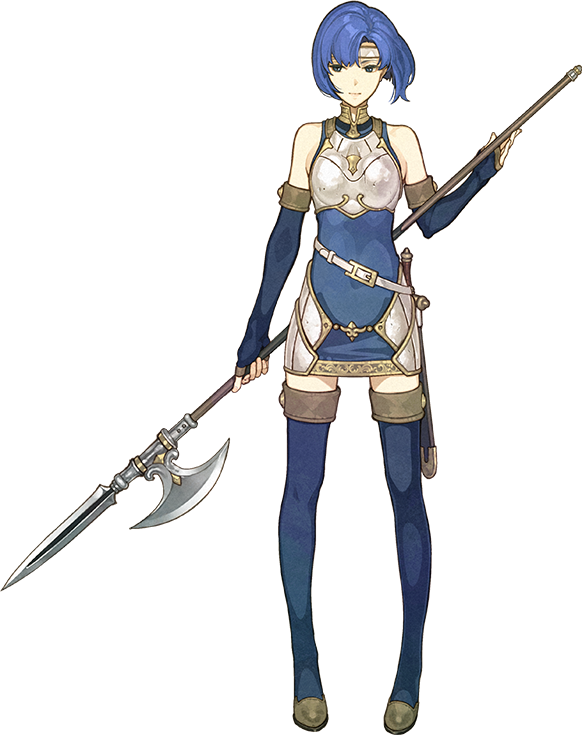 For Example, Here's The Designs For Palla, Catria, - Catria Fire Emblem Shadows Of Valentia (582x735), Png Download