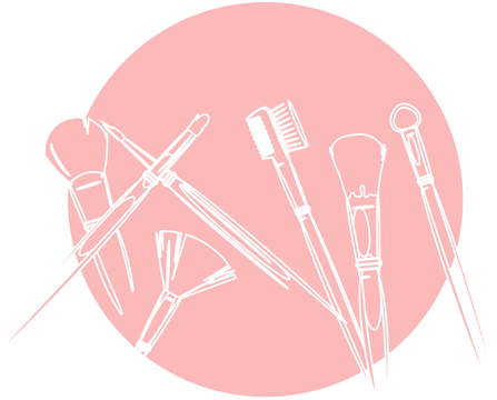 Make Up - Pink Make Up Icon Png (560x380), Png Download