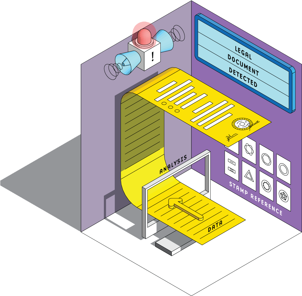 Stamp Detection - Zao Infowatch (1034x1019), Png Download