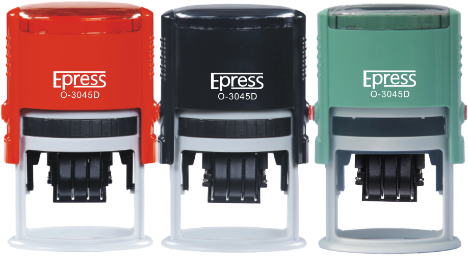 Self Inking Dater Epress Stamp 3045 Oval Business Stamp - Timestamp (940x558), Png Download