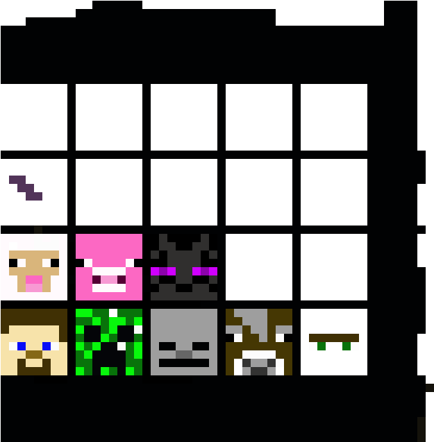 Minecraft Characters - Illustration (1200x1200), Png Download