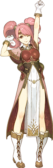Fire Emblem Echoes - Fire Emblem Echoes Girl (500x640), Png Download