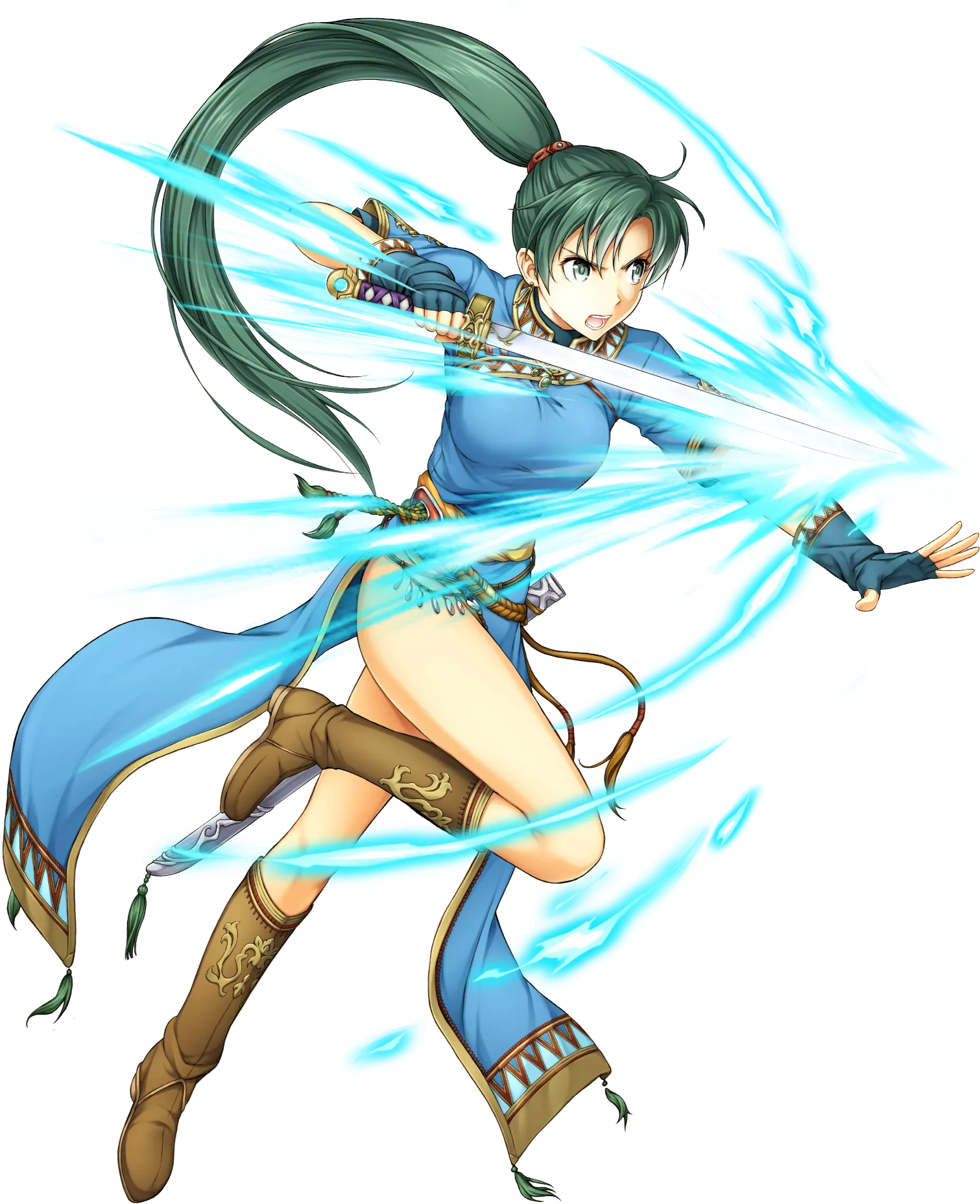 Artwork - Lyn From Fire Emblem (1684x1920), Png Download