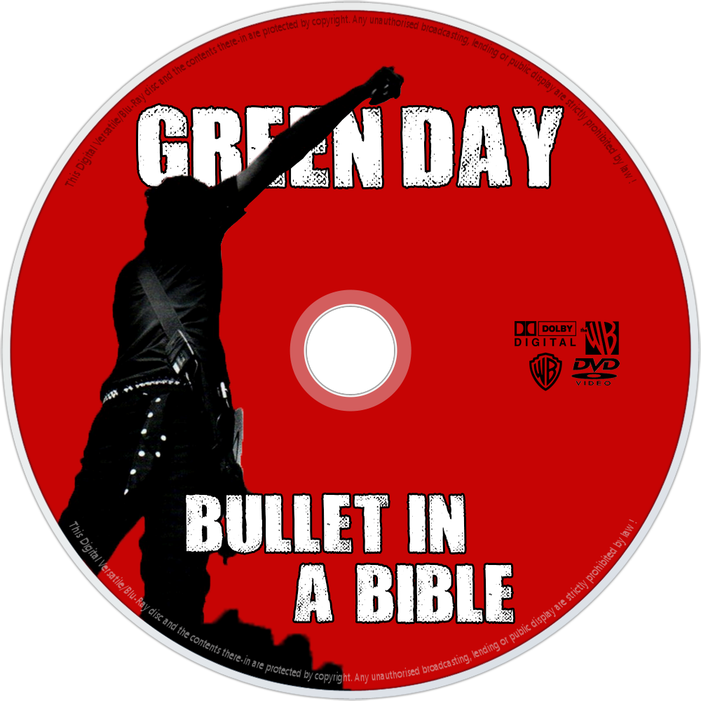 Bullet In A Bible Dvd Disc Image - Green Day Bullet In A Bible Dvd (1000x1000), Png Download