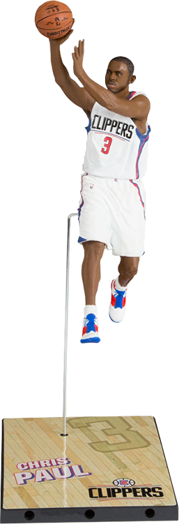 Nba Basketball - Chris Paul Figure (257x750), Png Download