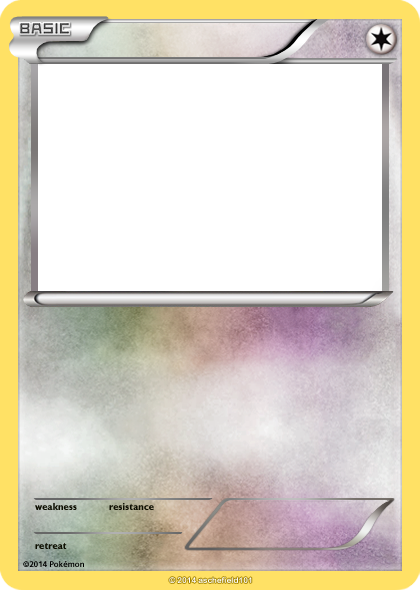 Pokemon Blank Card Template 48746 - Stock Photography (420x590), Png Download