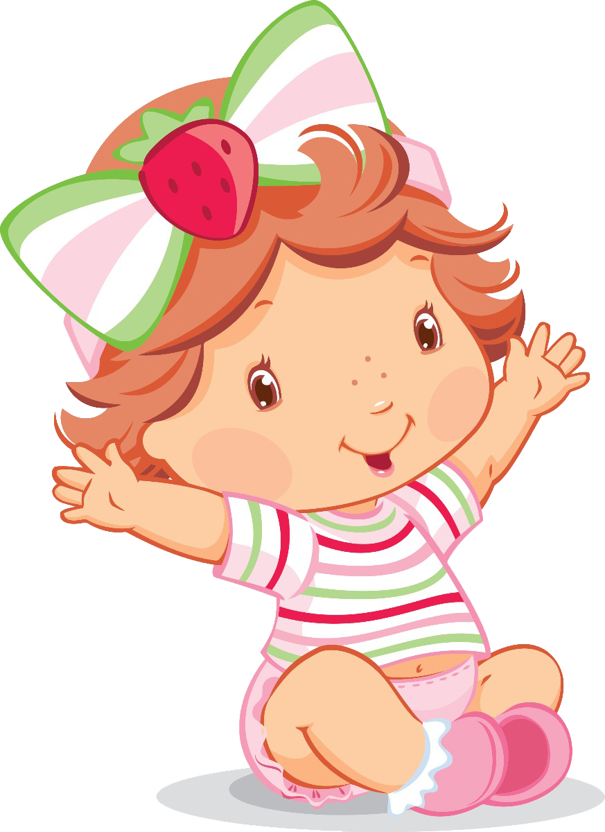 Clipart Royalty Free Baby Fiesta Huge - Strawberry Shortcake Baby Png (873x1200), Png Download