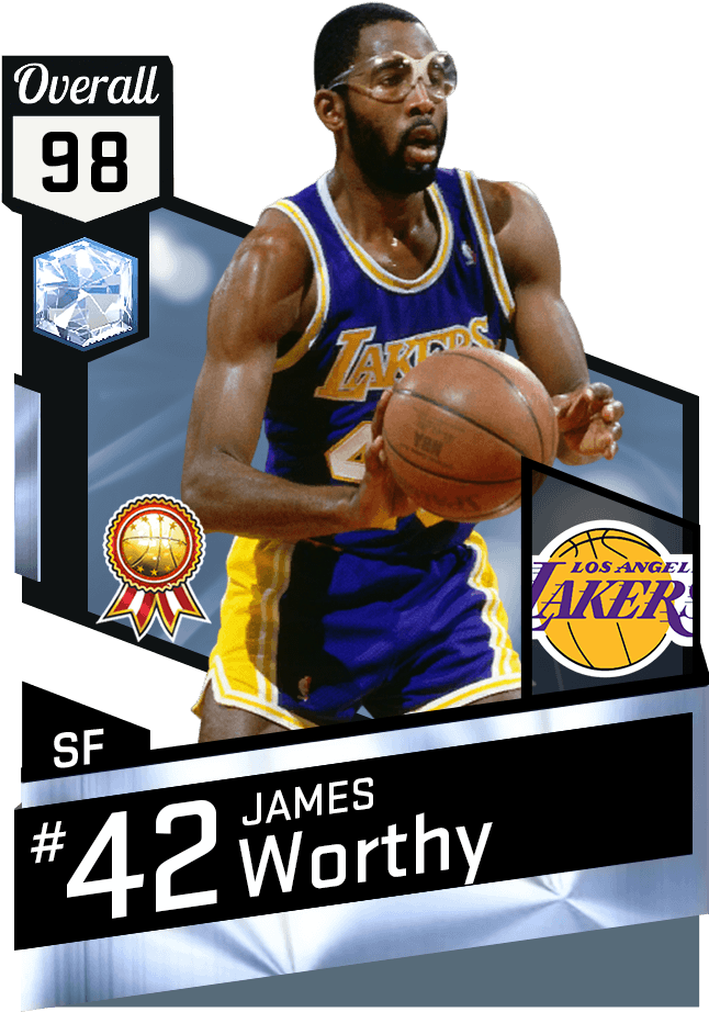 Diamond James Worthy And Ruby Chris Paul - Mike Conley In Nba 2k17 (651x941), Png Download