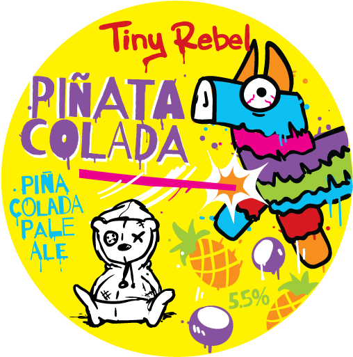 Piña Colada Pale Ale - Tiny Rebel Dirty Stop Out (515x514), Png Download