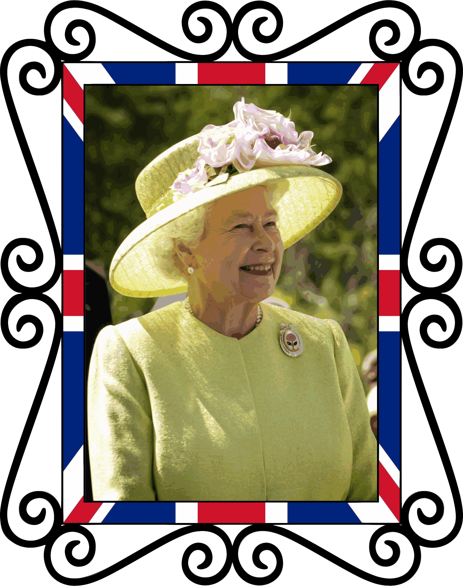 This Free Icons Png Design Of Queen Elizabeth Ii Tribute (1895x2400), Png Download