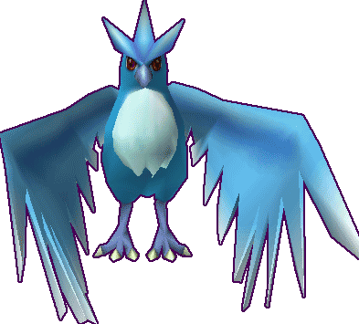 Articuno 3d - Articuno Stadium (393x355), Png Download