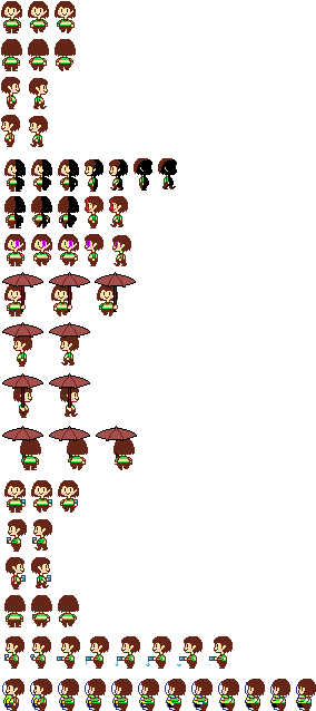 Download Freeuse Undertale Spritesheet By Sodaddict On Deviantart Undertale Chara Sprite Sheet Png Image With No Background Pngkey Com