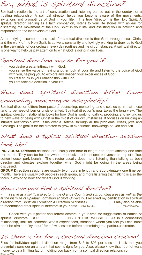 So, What Is Spiritual Direction Spiritual Direction - Document (664x1170), Png Download