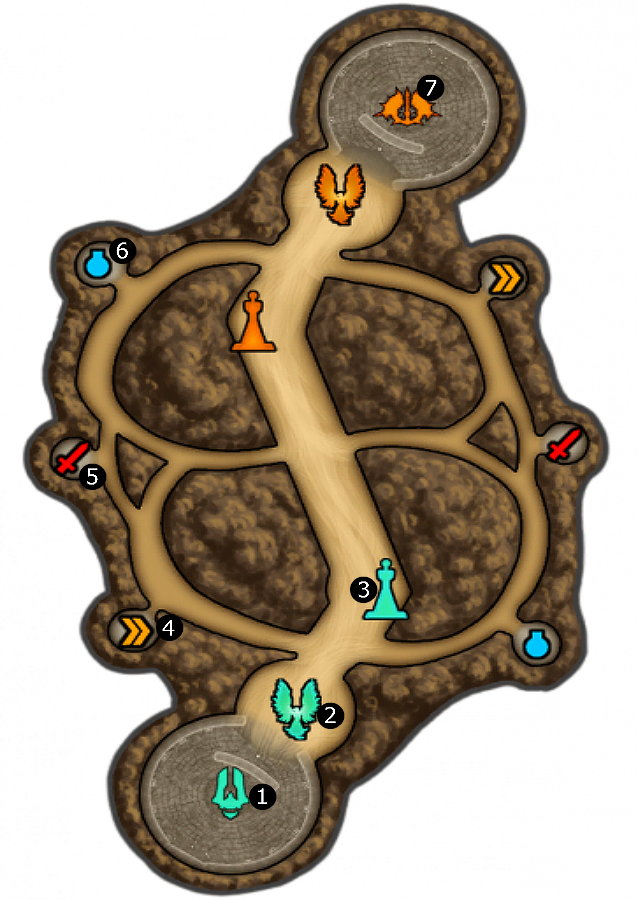Here's The Old Map - Old Joust Map Smite (640x900), Png Download
