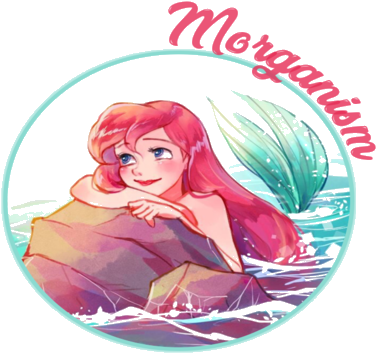 Siggy By Moogle - Little Mermaid Disney Illustration (406x362), Png Download