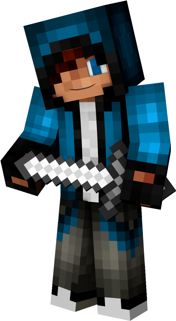 Character Transparent Minecraft - Minecraft Character Transparent (2560x1440), Png Download