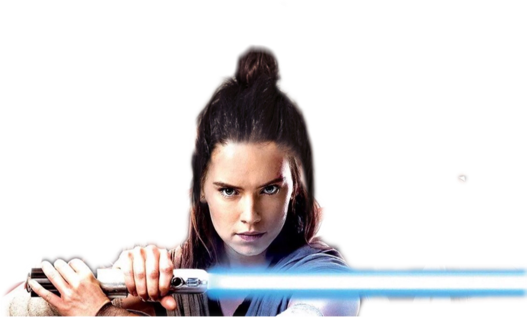 Daisy Ridley Force Awakens - Rey Finn Star Wars The Last Jedi (1024x1024), Png Download