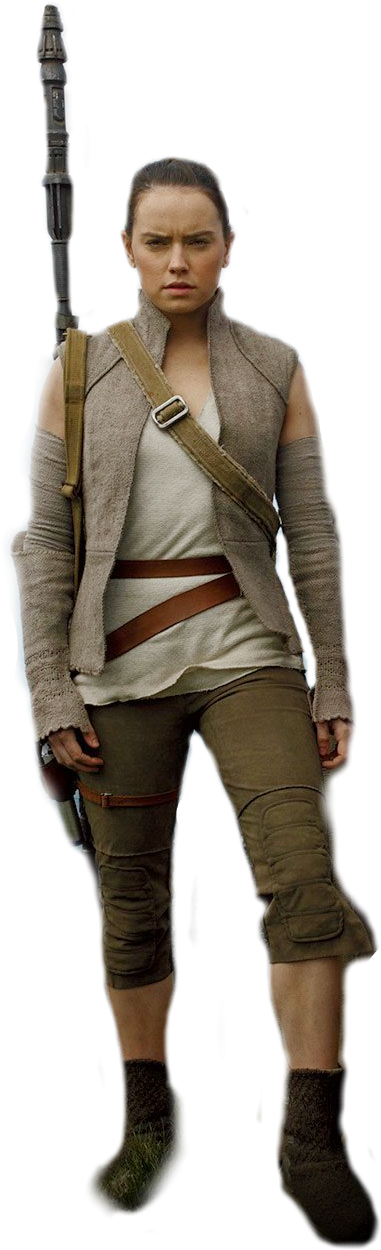 Png Rey - Star Wars 8 Cosplay Costume Rey Costume Halloween Carnival (567x1311), Png Download