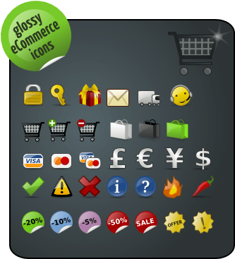Icons Showcase - Color Ecommerce Icon Pack (350x370), Png Download