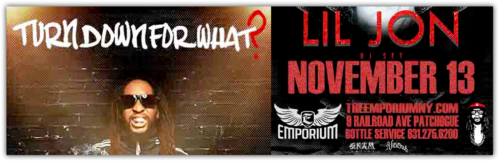 Lil Jon Hits The Emporium For A Special Guest Dj Performance - Esther Pillar Grossi (1030x330), Png Download