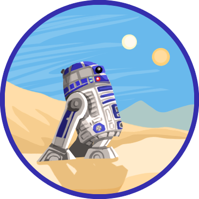 Fun Fact - R2-d2 (410x410), Png Download