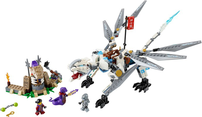 70748 Titanium Dragon - Lego Ninjago Zane Dragon (690x690), Png Download