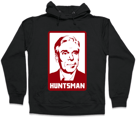 Jon Huntsman For 2012 Hooded Sweatshirt - Read Books And Be Happy Hoodie: Funny Hoodie From Lookhuman. (484x484), Png Download
