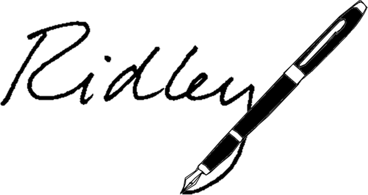 Ridley Signature - Calligraphy (739x391), Png Download