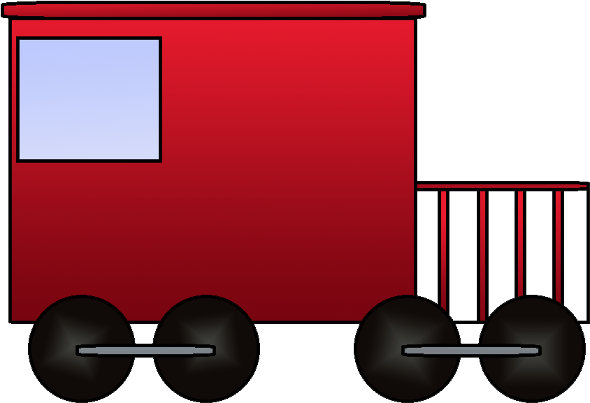 Train Caboose Clipart (885x599), Png Download
