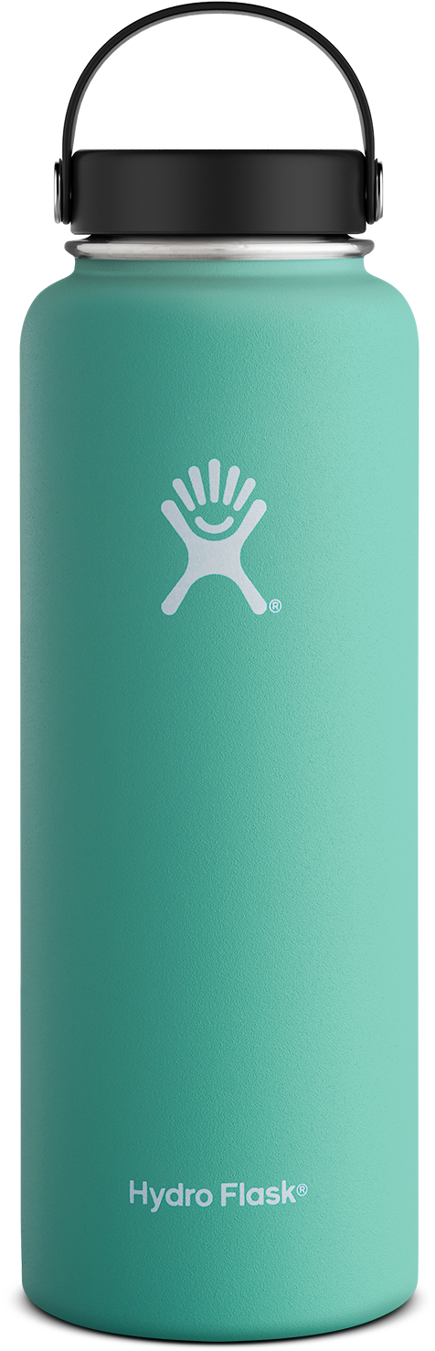 40 Mint V=1461629141 - Mint Hydro Flask 40 Oz (642x1586), Png Download