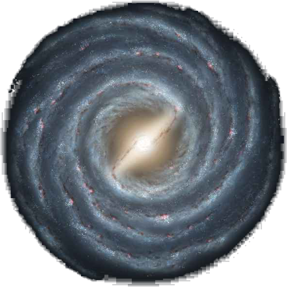 Galaxy - Super Luminous Spiral Galaxy (588x588), Png Download