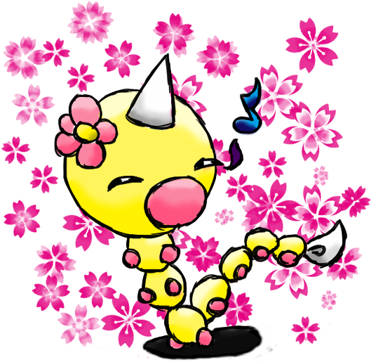 Blossom The Weedle - Cartoon (548x514), Png Download