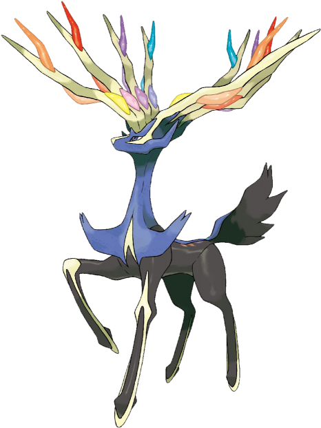 My Shiny Psyduck Could Take It - Pokemon Legendary Xerneas (484x640), Png Download