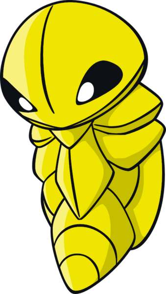 Gxlu - Shiny Kakuna (339x599), Png Download