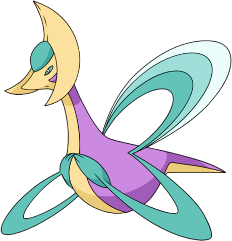 488 Cresselia Dp Shiny - Pokemon Cresselia (460x479), Png Download