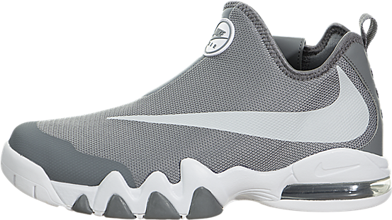 Fashion Style 79470 91064 Nike Big Swoosh - Nike Big Swoosh Basketball Shoes (grey) Size 7.5 (650x650), Png Download