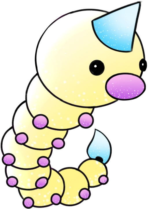 Galaxy Weedle - Cartoon (768x800), Png Download